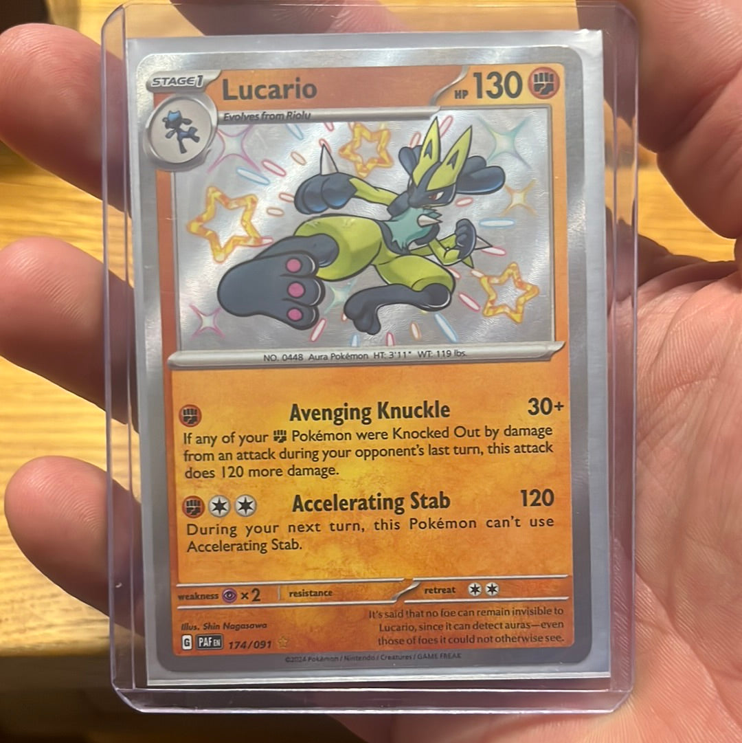 Paldean Fates: Lucario #174 Paldean Fates: Lucario #174